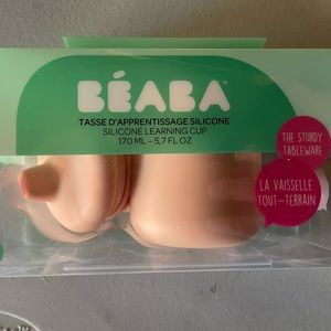 Beaba silicone learning cup pink NIB
